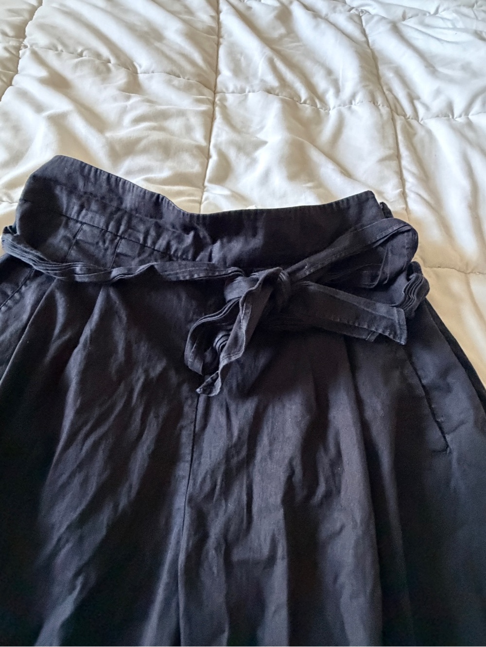 Cartonnier Black High-Rise Wide Leg Pants